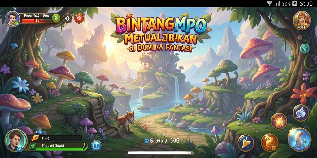 Tampilan gameplay BINTANGMPO yang epik dan penuh aksi.