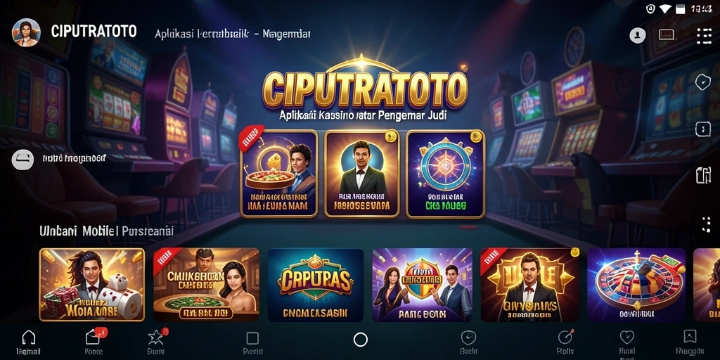 Tampilan gameplay dalam aplikasi CIPUTRATOTO yang menarik dan mendebarkan.