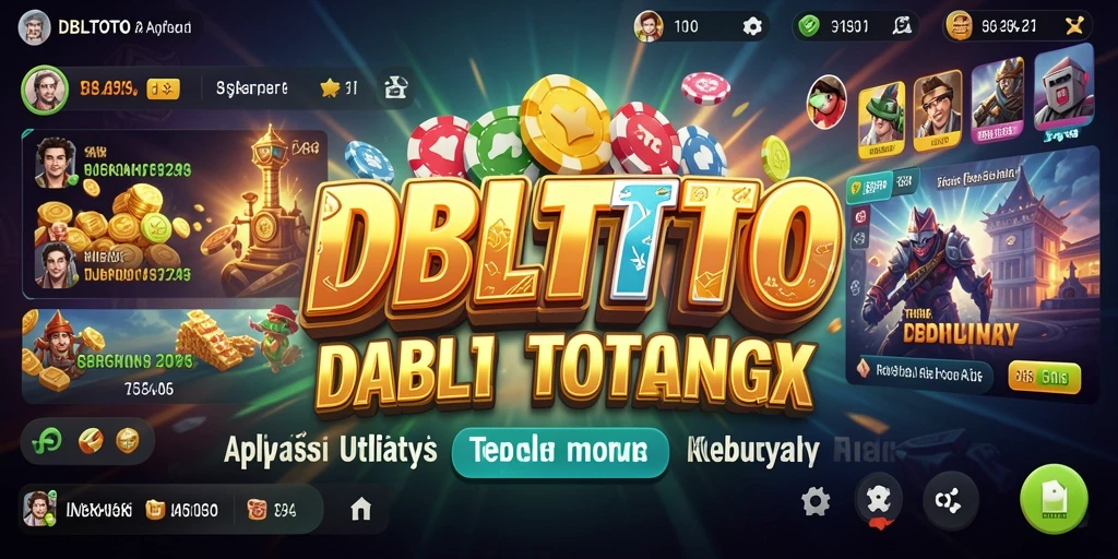Screenshot utama DBLTOTO menampilkan fitur manajemen yang sederhana dan efektif.