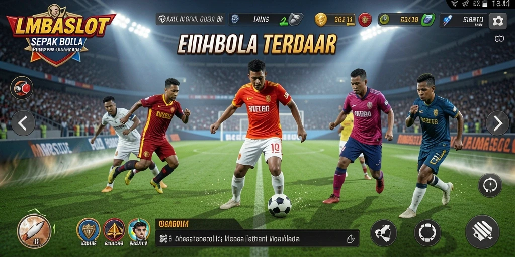 Tampilan gameplay LMBASLOT yang memukau dan realistis.