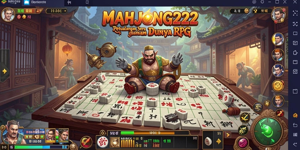 Tampilan menawan dalam gameplay RPG MAHJONG222