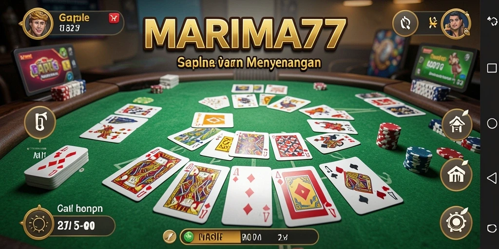 Tampilan gameplay Gaple yang menyenangkan dan interaktif.