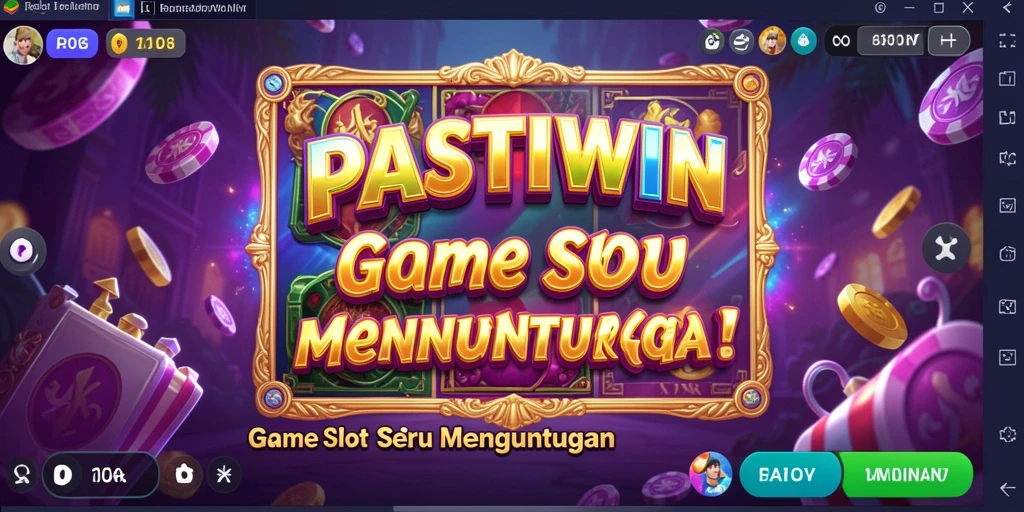 Screenshot gameplay PASTIWIN yang menunjukkan serunya permainan slot.