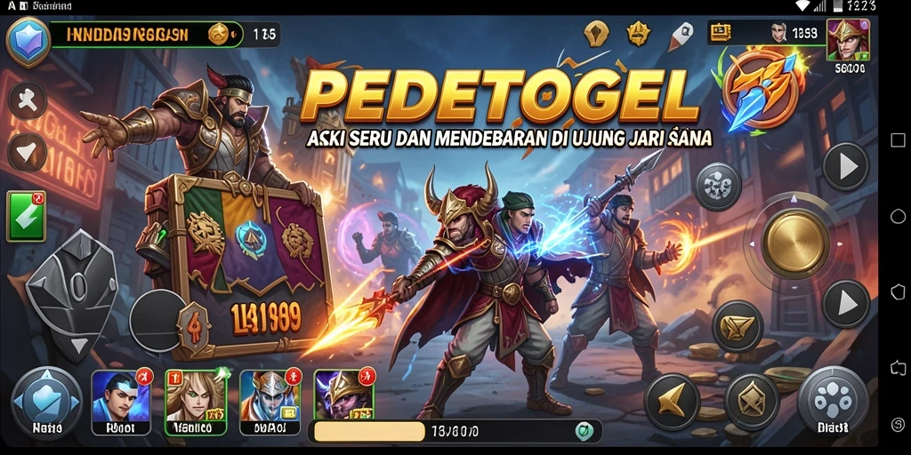Tangkapan layar gameplay PEDETOGEL mendemonstrasikan aksi mendebarkan dan grafis yang memukau.