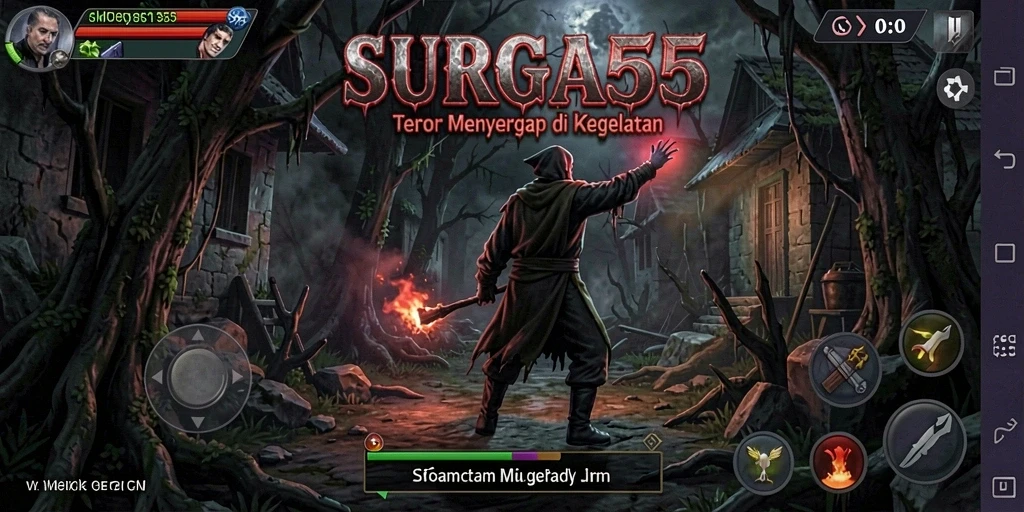 Gameplay SURGA55 yang menggetarkan dengan suasana horor yang mendalam.