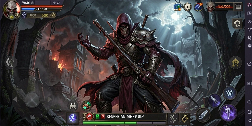 Tampilan menakutkan dari gameplay <strong>WAR138</strong> yang intens.